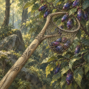 Gathering Pole of Elven Berries